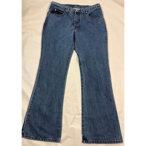 EUNINA Womens Juniors Size 17 MEdium Blue Stonewash Made in USA